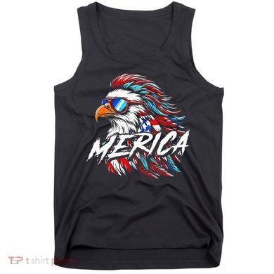 Merica Mullet Eagle Funny 4th Of July Tank Top