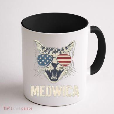 Meowica Coffee Mug back