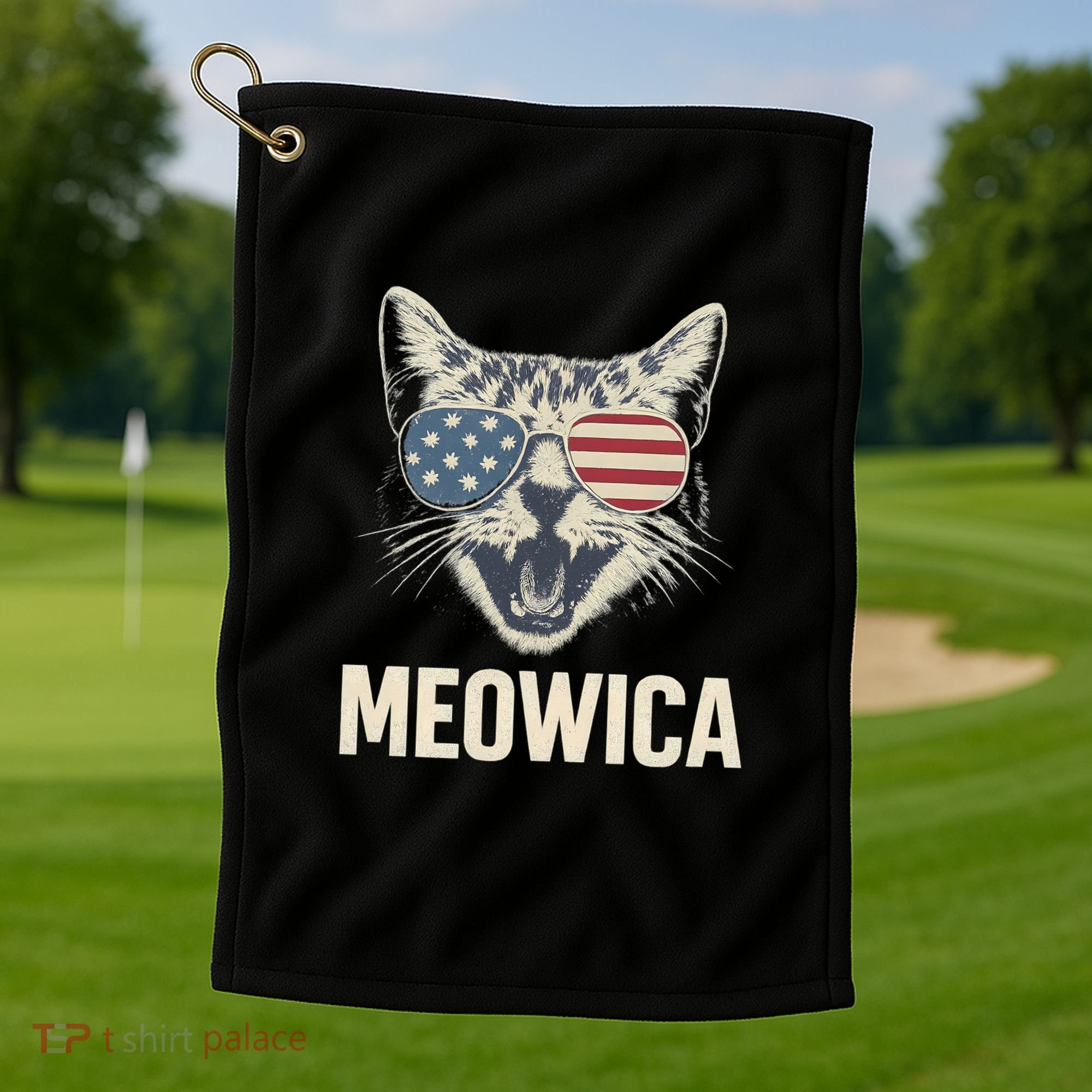 Meowica Golf Towel