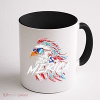 Merica Mullet Eagle Funny 4th Of July Coffee Mug thumb 1
