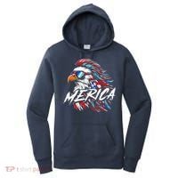 Merica Mullet Eagle Funny 4th Of July Women's Hoodie thumb 0