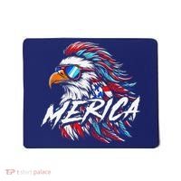 Merica Mullet Eagle Funny 4th Of July Mousepad thumb 0