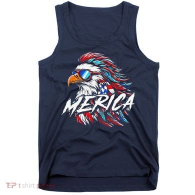 Merica Mullet Eagle Funny 4th Of July Tank Top