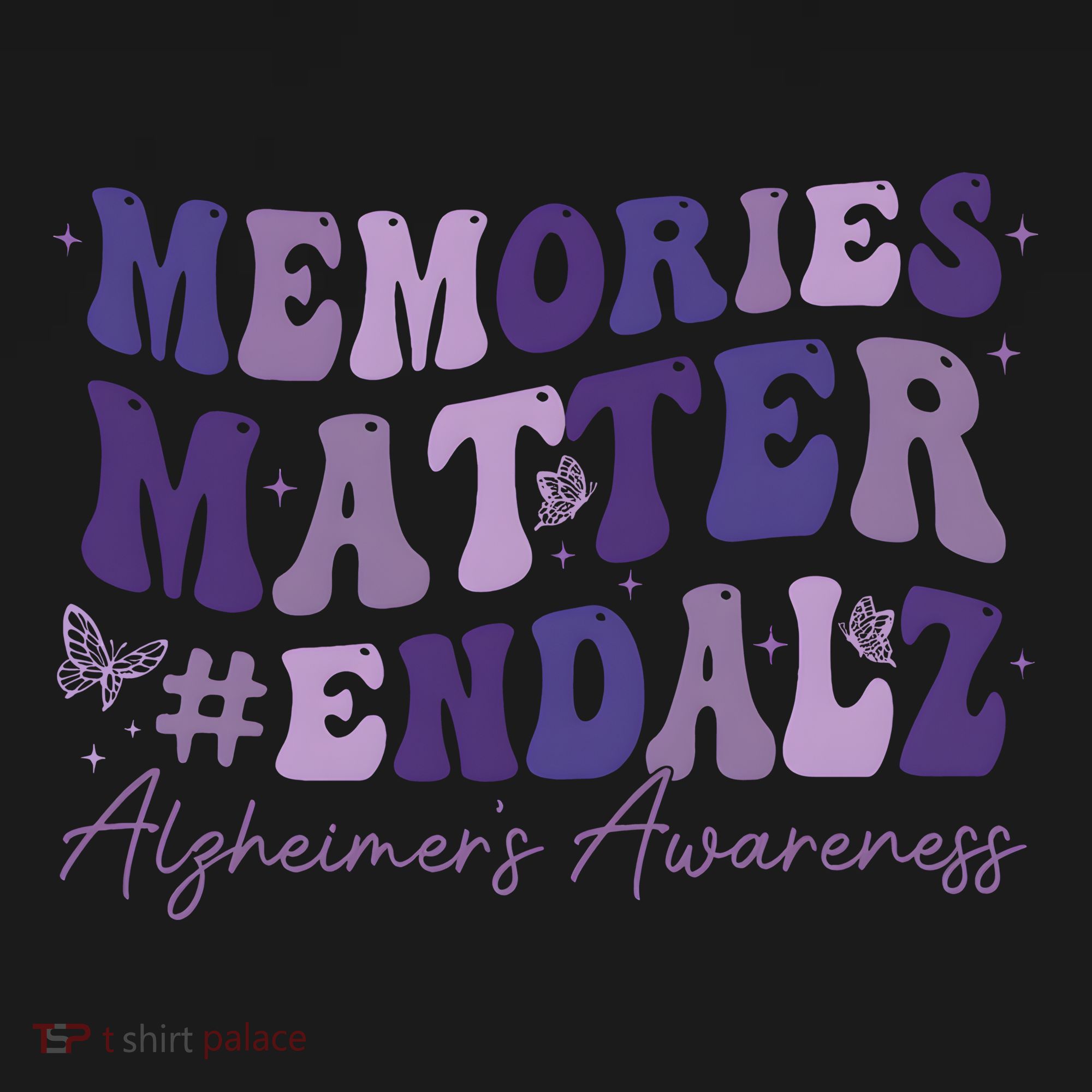 Memories Matter End Alz AlzheimerS Awareness Toddler Hoodie