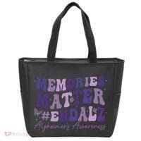 Memories Matter End Alz AlzheimerS Awareness Tote Bag thumb 0