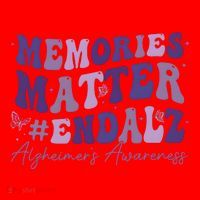 Memories Matter End Alz AlzheimerS Awareness Santa Hat thumb 1