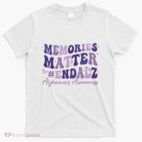 Memories Matter End Alz AlzheimerS Awareness T-Shirt thumb 0