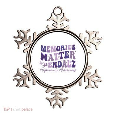 Memories Matter End Alz AlzheimerS Awareness Ornament