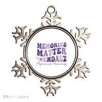 Memories Matter End Alz AlzheimerS Awareness Ornament thumb 0