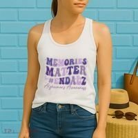 Memories Matter End Alz AlzheimerS Awareness Women's Tank Top thumb 2