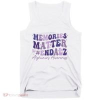 Memories Matter End Alz AlzheimerS Awareness Tank Top thumb 0