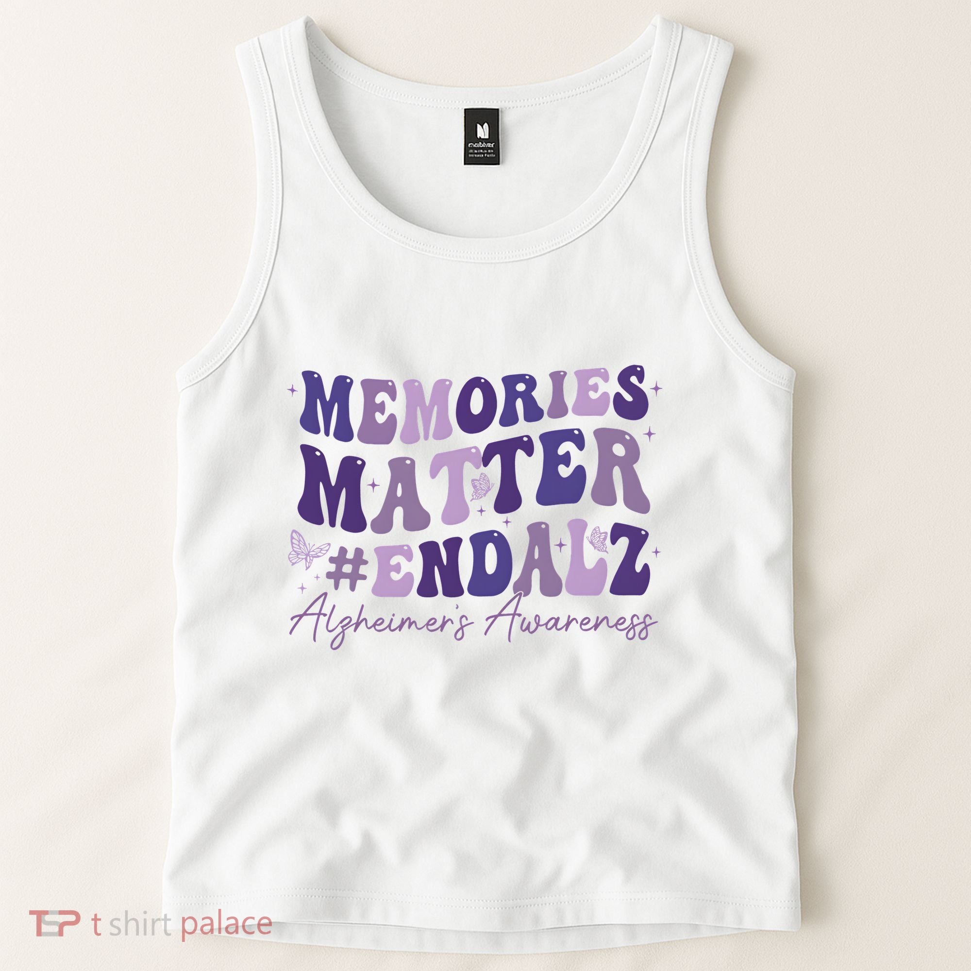 Memories Matter End Alz AlzheimerS Awareness Tank Top