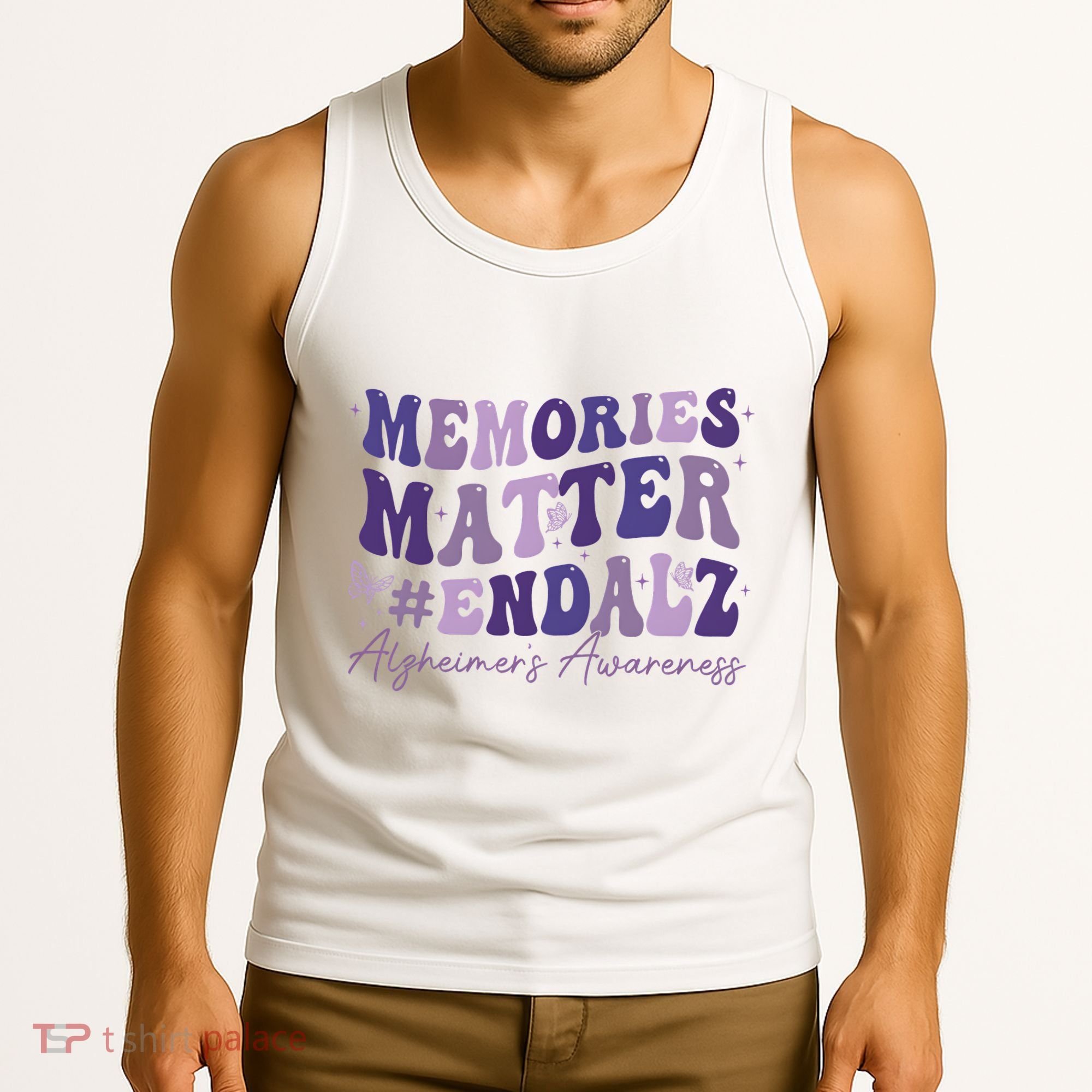 Memories Matter End Alz AlzheimerS Awareness Tank Top