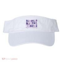 Memories Matter End Alz AlzheimerS Awareness Visor thumb 0