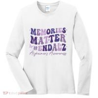 Memories Matter End Alz AlzheimerS Awareness Women's Long Sleeve Shirt thumb 0