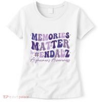 Memories Matter End Alz AlzheimerS Awareness Women's T-Shirt thumb 0