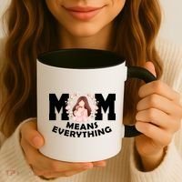 Mom Means Everything Cute Mothers Day Gift Coffee Mug thumb 3