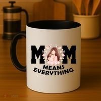 Mom Means Everything Cute Mothers Day Gift Coffee Mug thumb 4