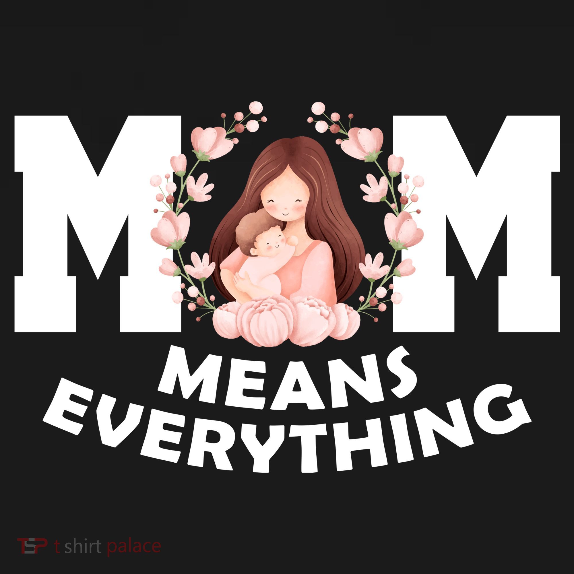 Mom Means Everything Cute Mothers Day Gift Ornament