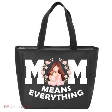 Mom Means Everything Cute Mothers Day Gift Tote Bag