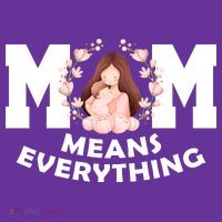 Mom Means Everything Cute Mothers Day Gift Long Sleeve Shirt thumb 2
