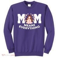 Mom Means Everything Cute Mothers Day Gift Sweatshirt thumb 0