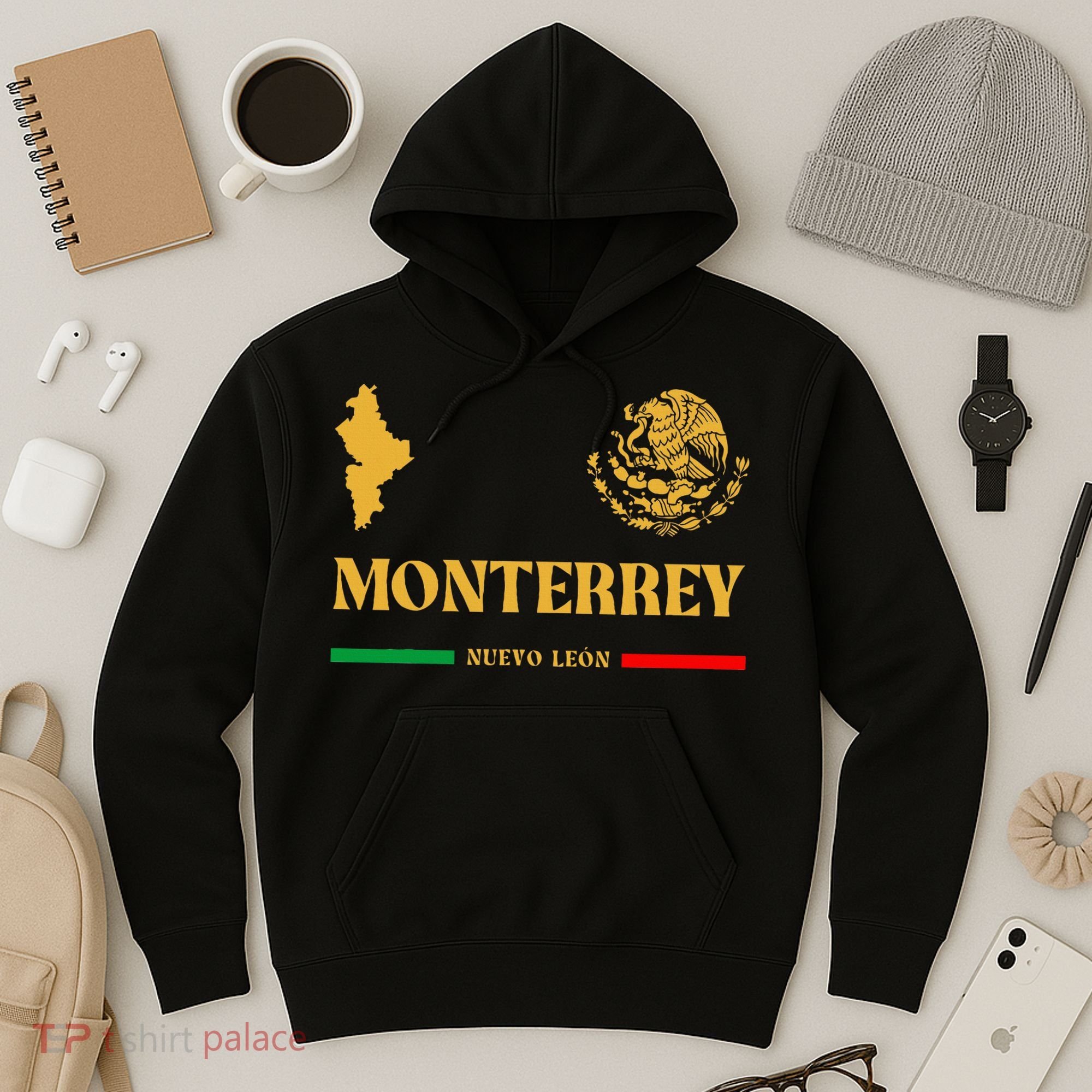 Monterrey Mexico Emblem Monterrey Hoodie