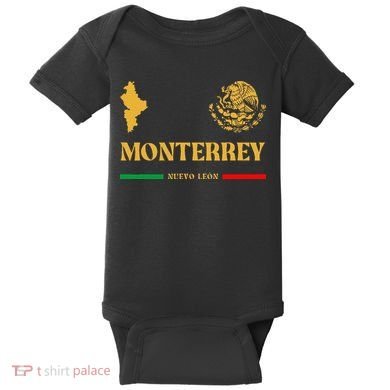 Monterrey Mexico Emblem Monterrey Baby Bodysuit