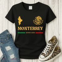 Monterrey Mexico Emblem Monterrey Women's T-Shirt thumb 3