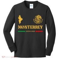 Monterrey Mexico Emblem Monterrey Kids Long Sleeve Shirt thumb 0