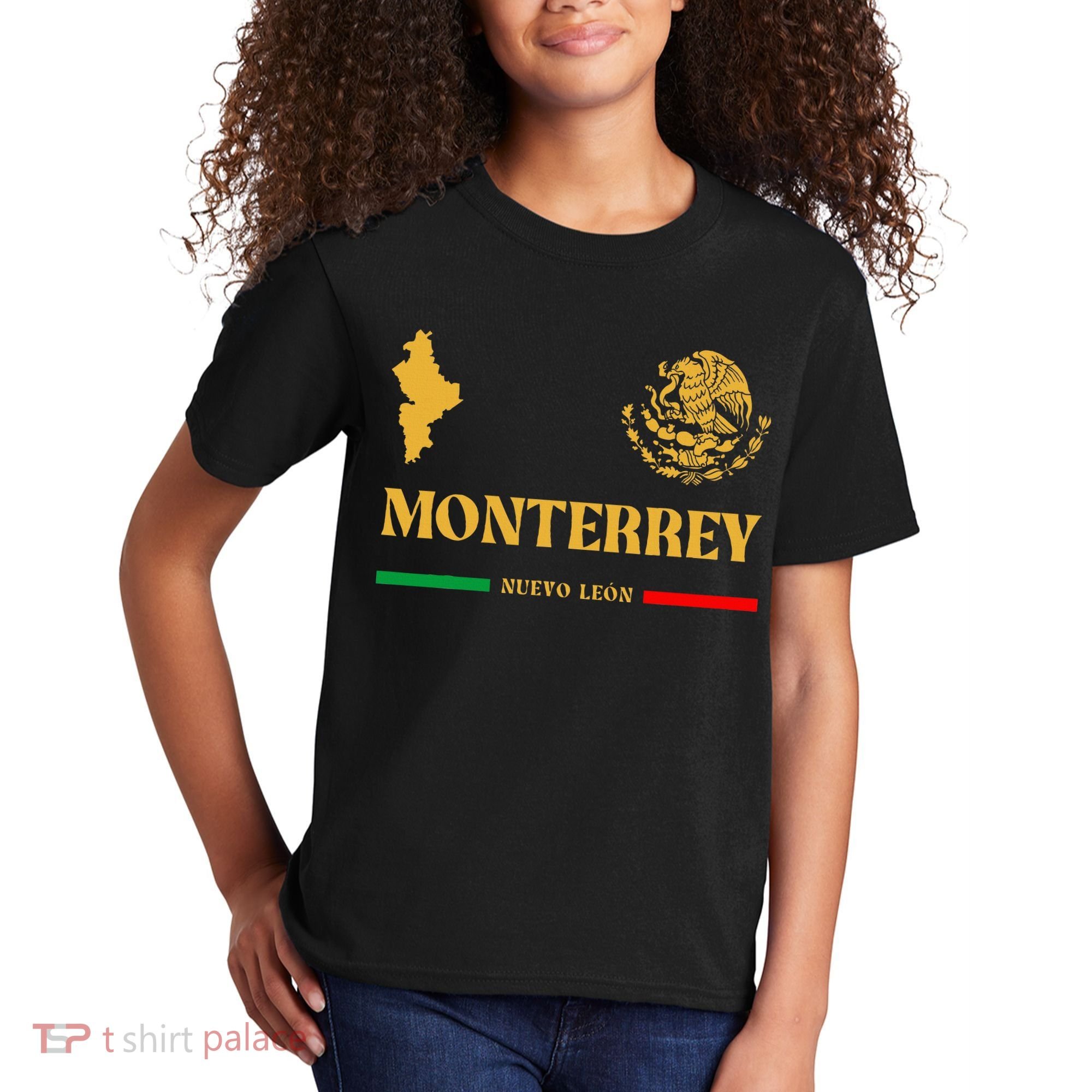 Monterrey Mexico Emblem Monterrey Kids T-Shirt