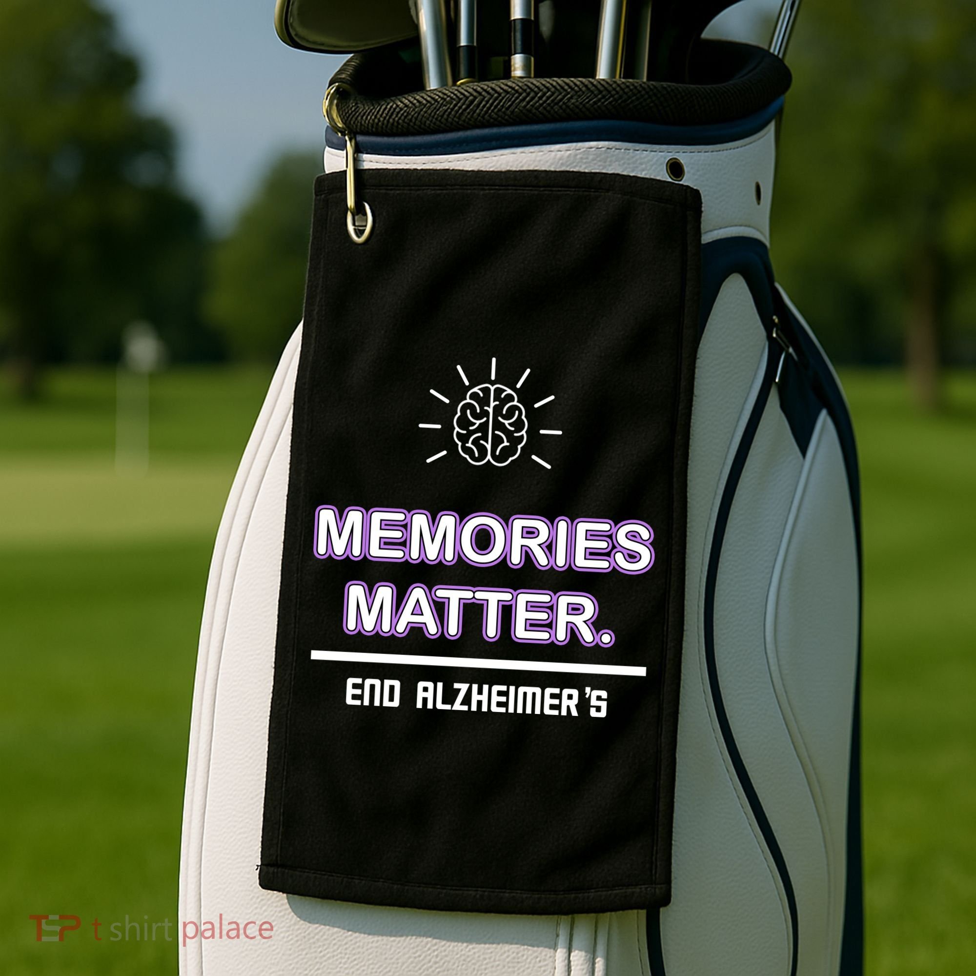 Memories Matter End Alzheimer's Golf Towel