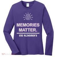 Memories Matter End Alzheimer's Women's Long Sleeve Shirt thumb 0
