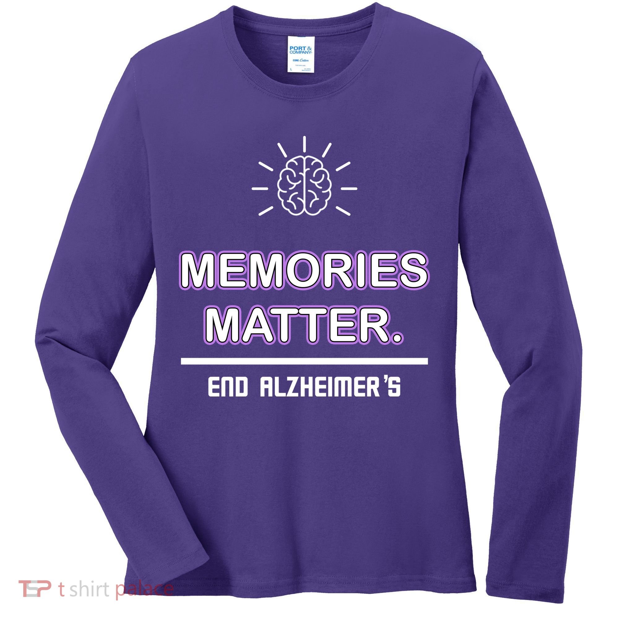Memories Matter End Alzheimer's Women's Long Sleeve Shirt