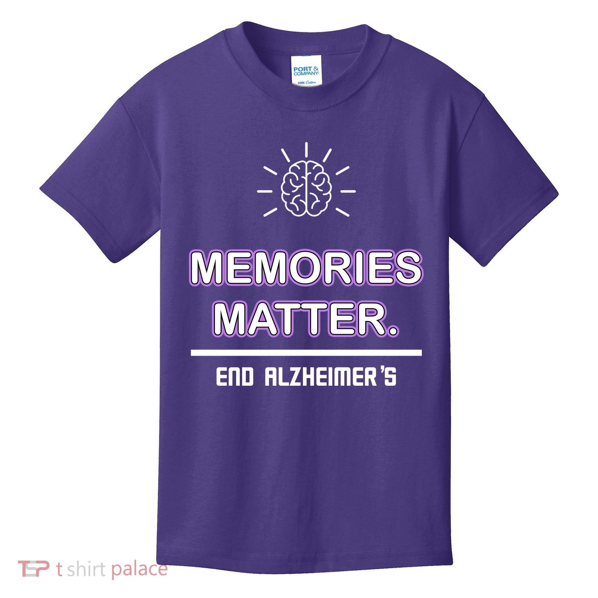 Memories Matter End Alzheimer's Kids T-Shirt