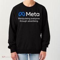 Meta Manipulating Everyone Through Advertising Women's Sweatshirt thumb 0