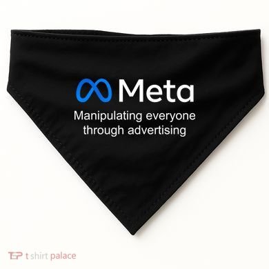 Meta Manipulating Everyone Through Advertising USA-Made Doggie Bandana
