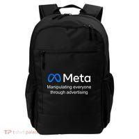Meta Manipulating Everyone Through Advertising Backpack thumb 0
