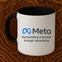 Meta Manipulating Everyone Through Advertising Coffee Mug thumb 2