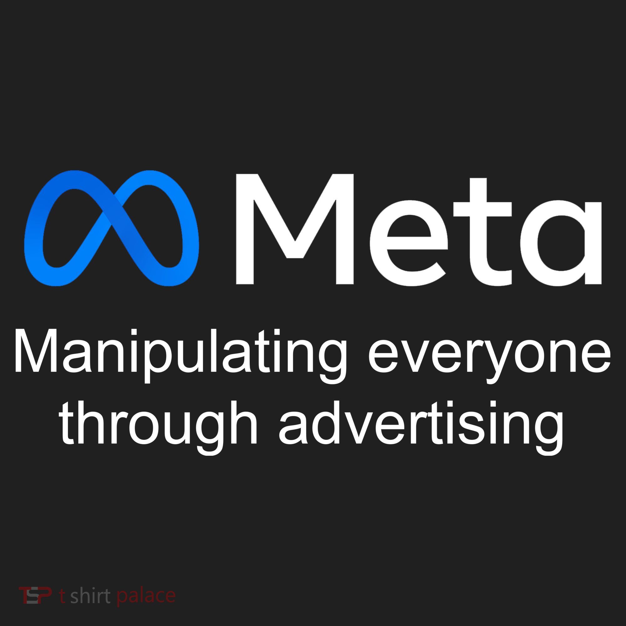 Meta Manipulating Everyone Through Advertising Golf Towel