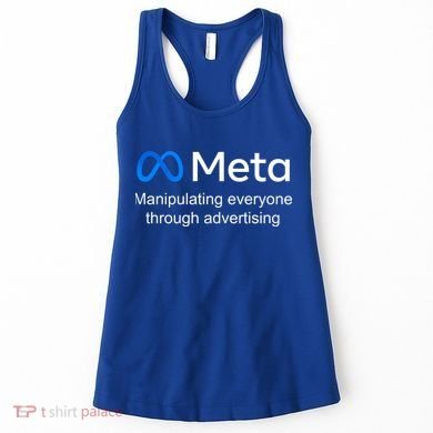 Meta Manipulating Everyone Through Advertising Women's Tank Top