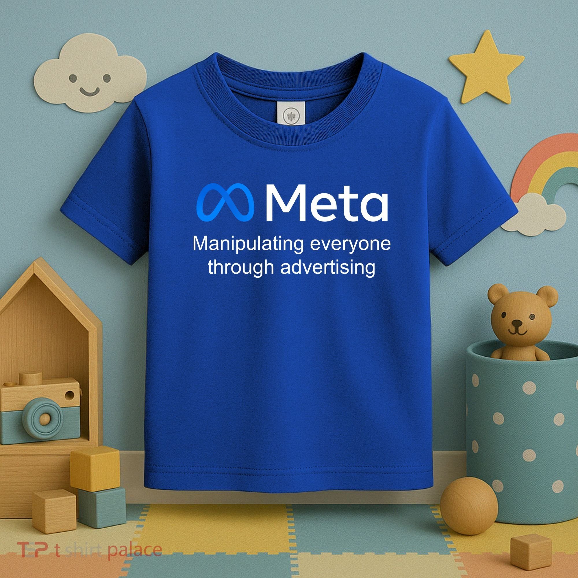 Meta Manipulating Everyone Through Advertising Toddler T-Shirt