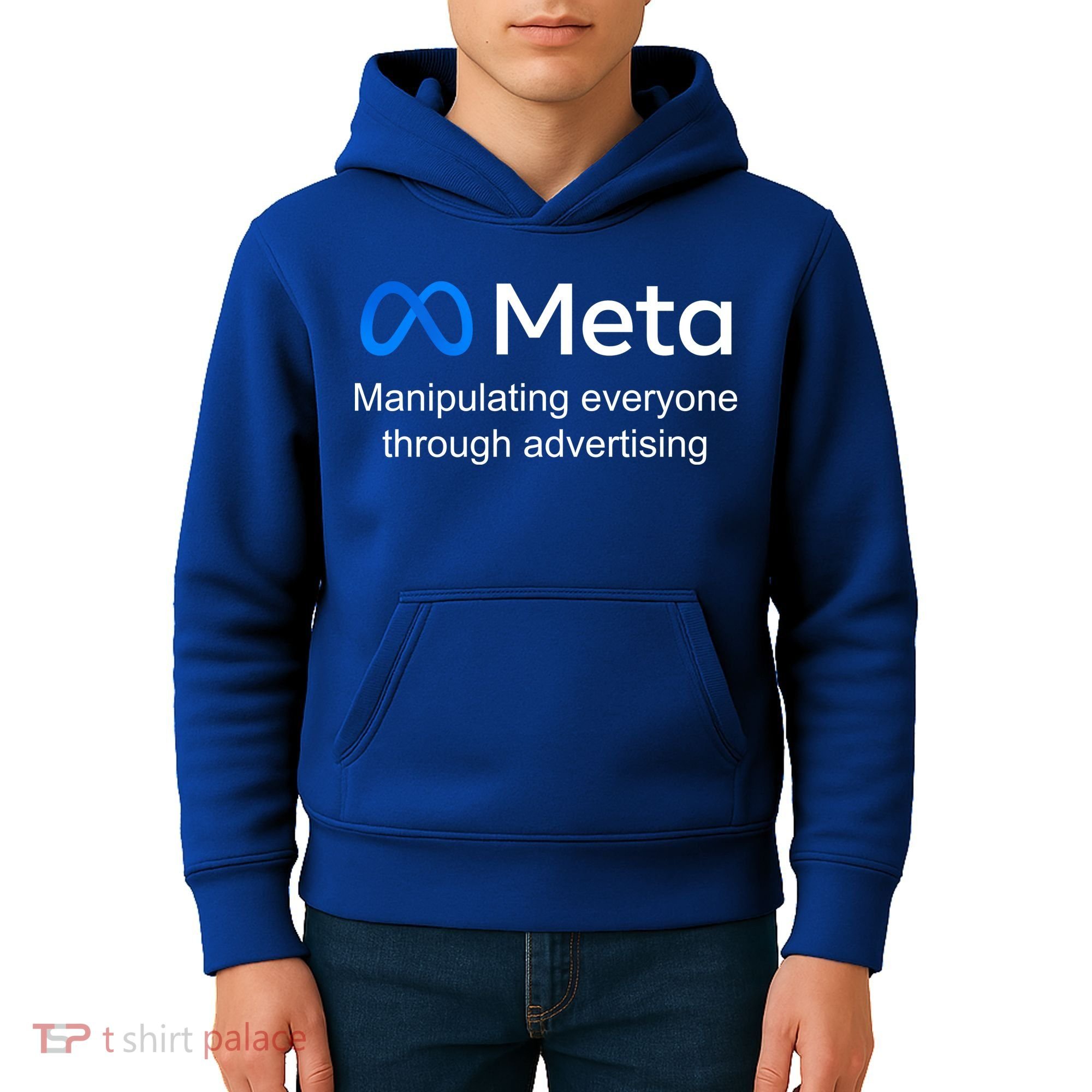 Meta Manipulating Everyone Through Advertising Kids Hoodie