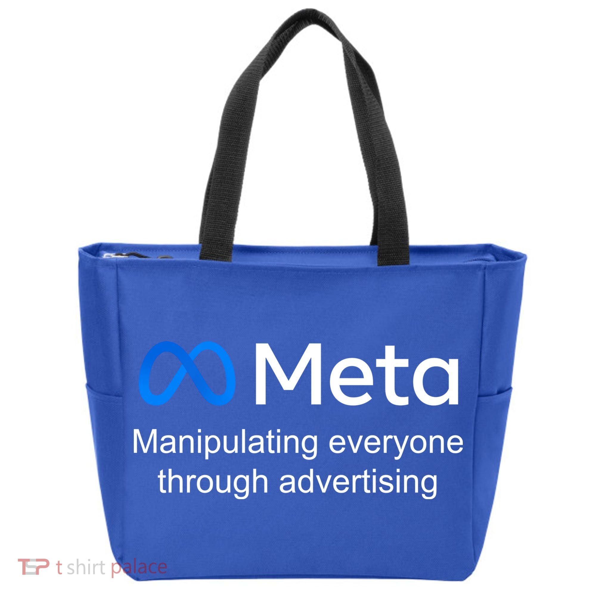 Meta Manipulating Everyone Through Advertising Tote Bag