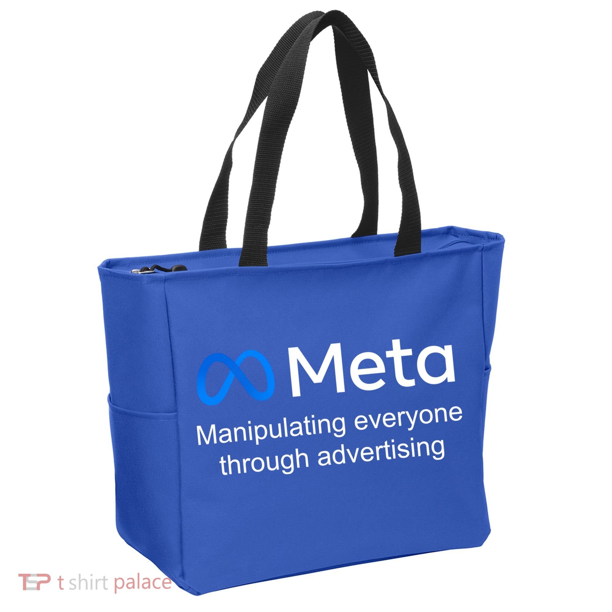 Meta Manipulating Everyone Through Advertising Tote Bag