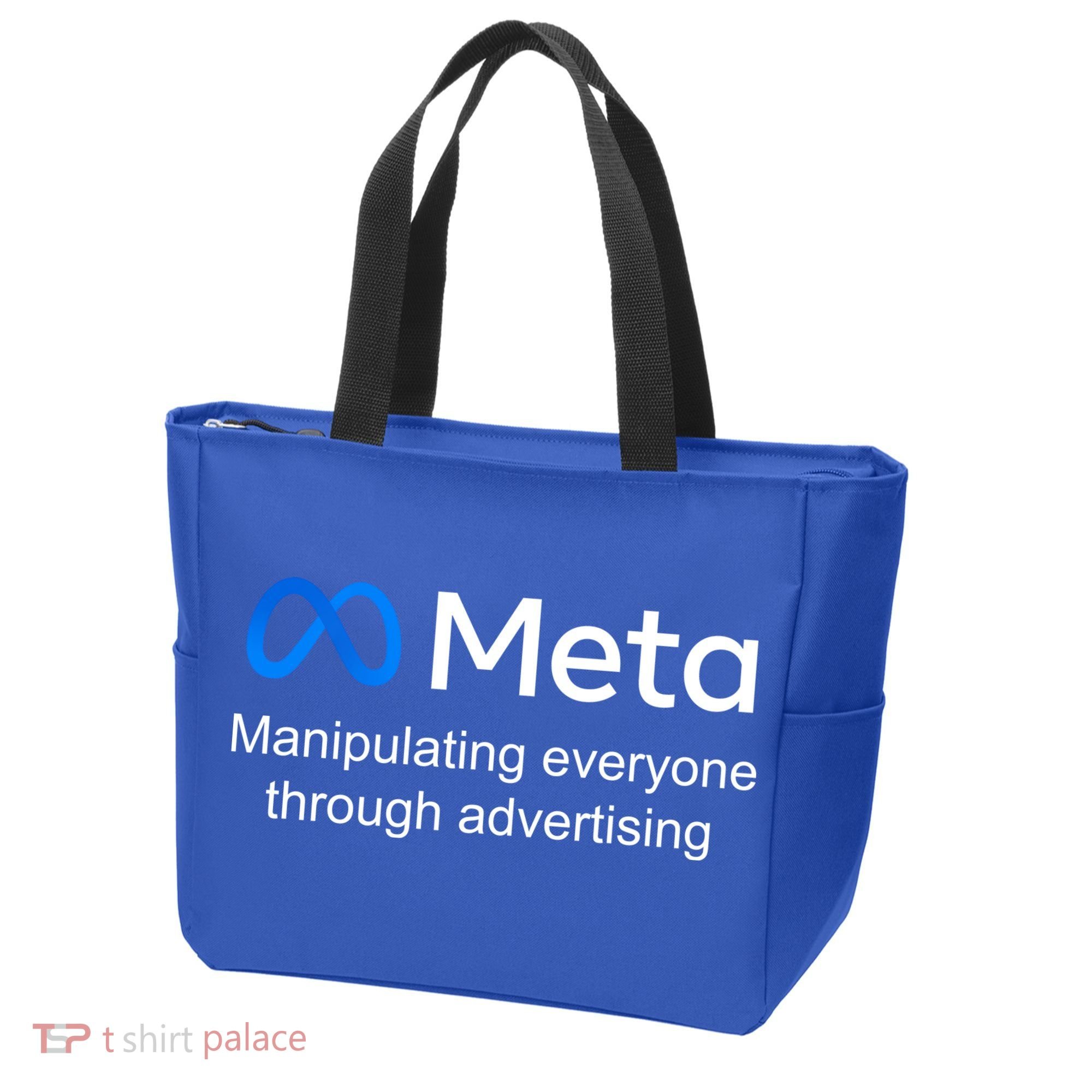Meta Manipulating Everyone Through Advertising Tote Bag