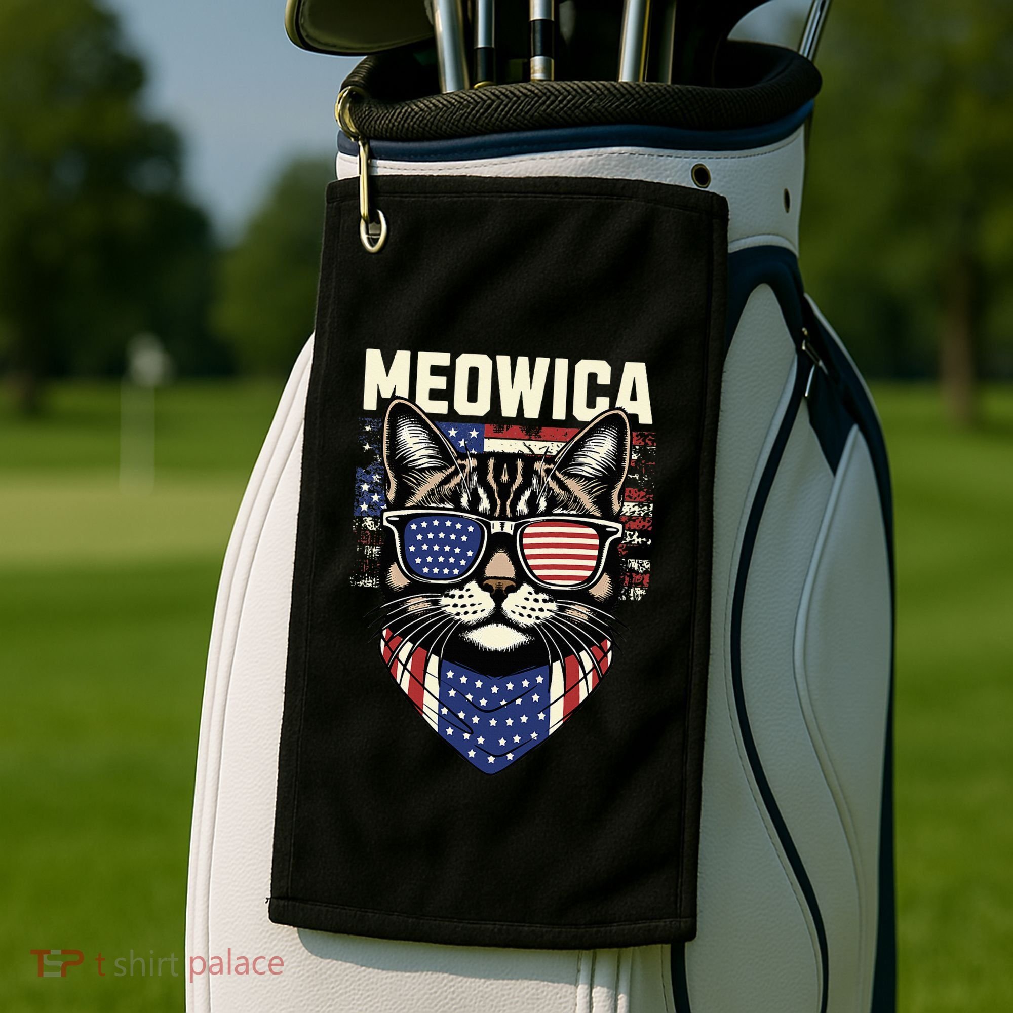 Meowica Golf Towel