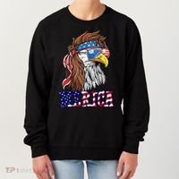 Merica Mullet Eagle Independence Day Women's Sweatshirt thumb 0