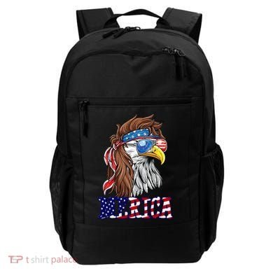 Merica Mullet Eagle Independence Day Backpack