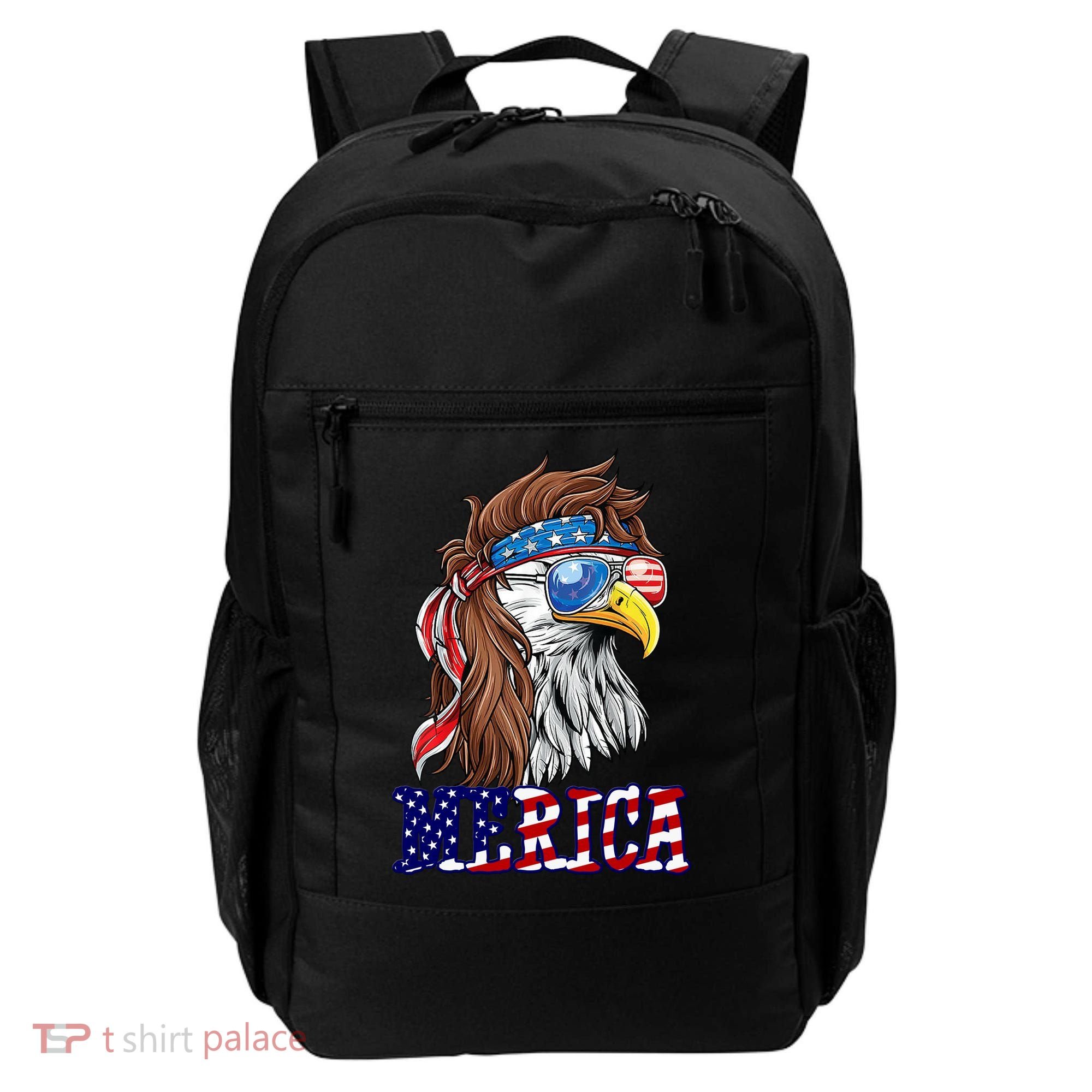Merica Mullet Eagle Independence Day Backpack